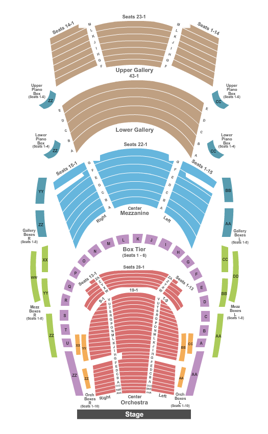 Bass Hall The Nutcracker Seating Chart